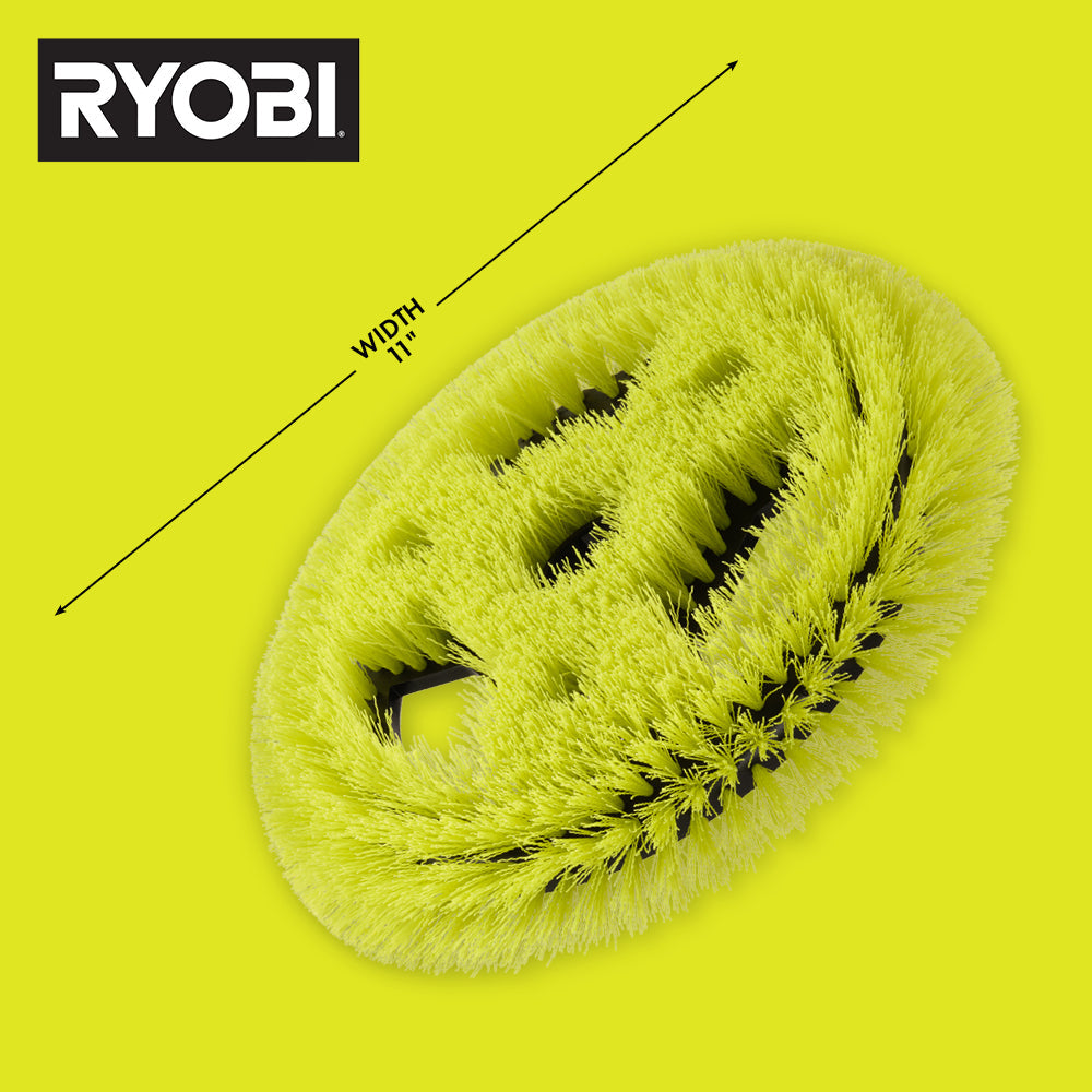11″ VORTEX MEDIUM BRISTLE BRUSH | RYOBI