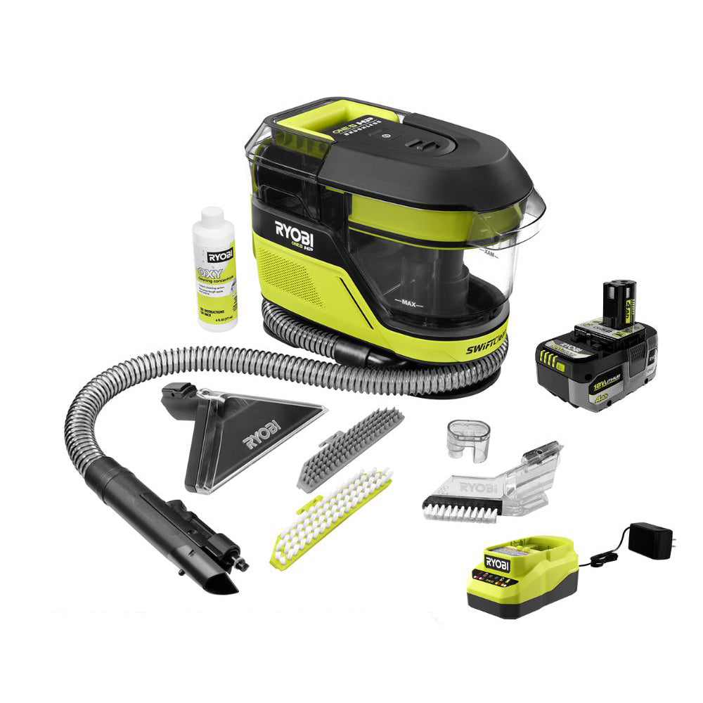 18V ONE+ HP SWIFTCLEAN MID-SIZE SPOT & CARPET CLEANER KIT | RYOBI