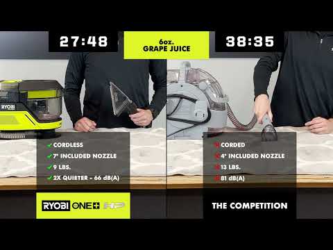 18V ONE+ HP SWIFTCLEAN MID-SIZE SPOT & CARPET CLEANER KIT | RYOBI
