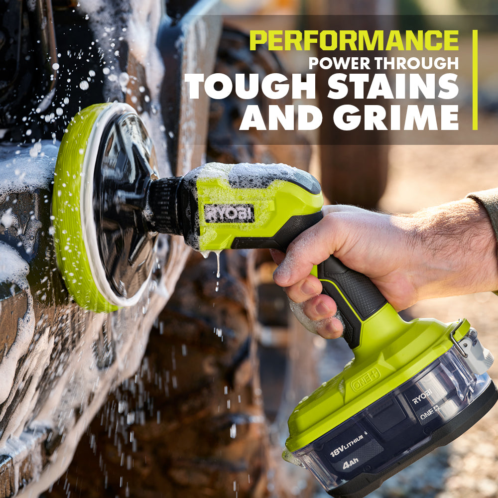 18V ONE+ VORTEX POWER SCRUBBER KIT | RYOBI