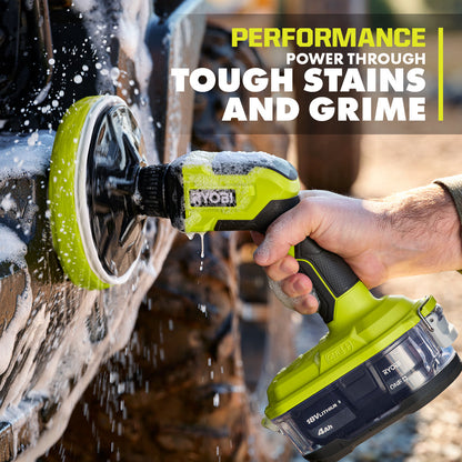 18V ONE+ VORTEX POWER SCRUBBER KIT | RYOBI