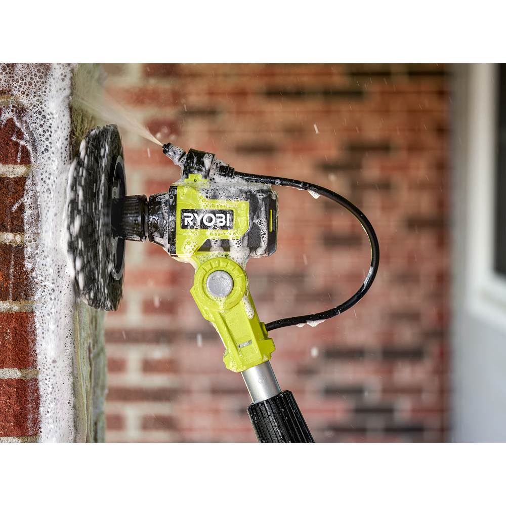 18V ONE+ VORTEX SOAP DISPENSING TELESCOPING SCRUBBER | RYOBI