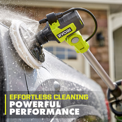 18V ONE+ VORTEX SOAP DISPENSING TELESCOPING SCRUBBER KIT | RYOBI