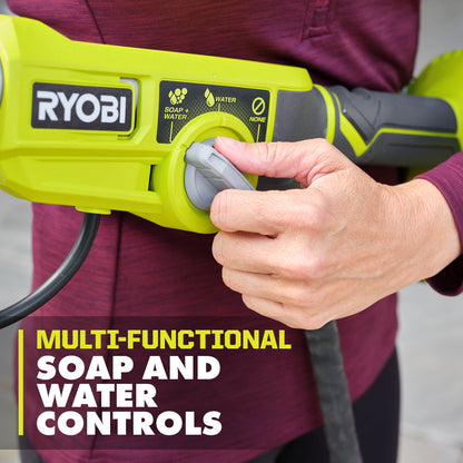 18V ONE+ VORTEX SOAP DISPENSING TELESCOPING SCRUBBER KIT | RYOBI