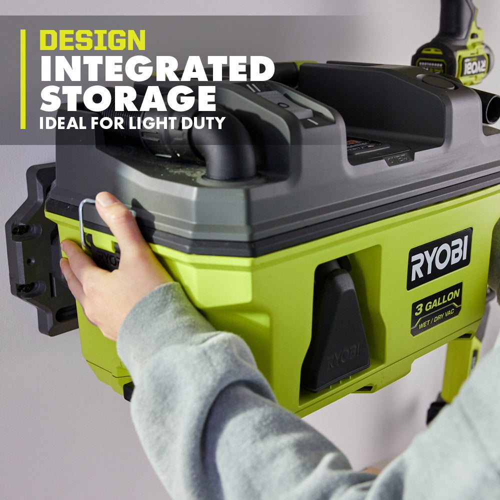 18V ONE+ LINK? 3 GALLON WET/DRY VACUUM | RYOBI