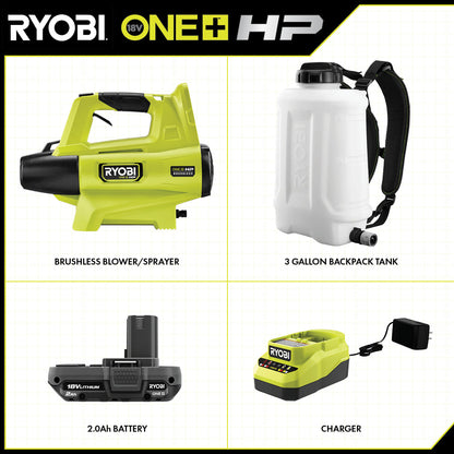 18V ONE+ HP BACKPACK BLOWER/SPRAYER KIT | RYOBI