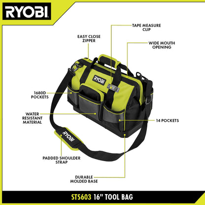 16″ TOOL BAG | RYOBI