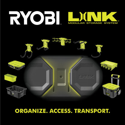 LINK 7-PIECE WALL STORAGE KIT, HEAVY DUTY WALL HOOKS | RYOBI