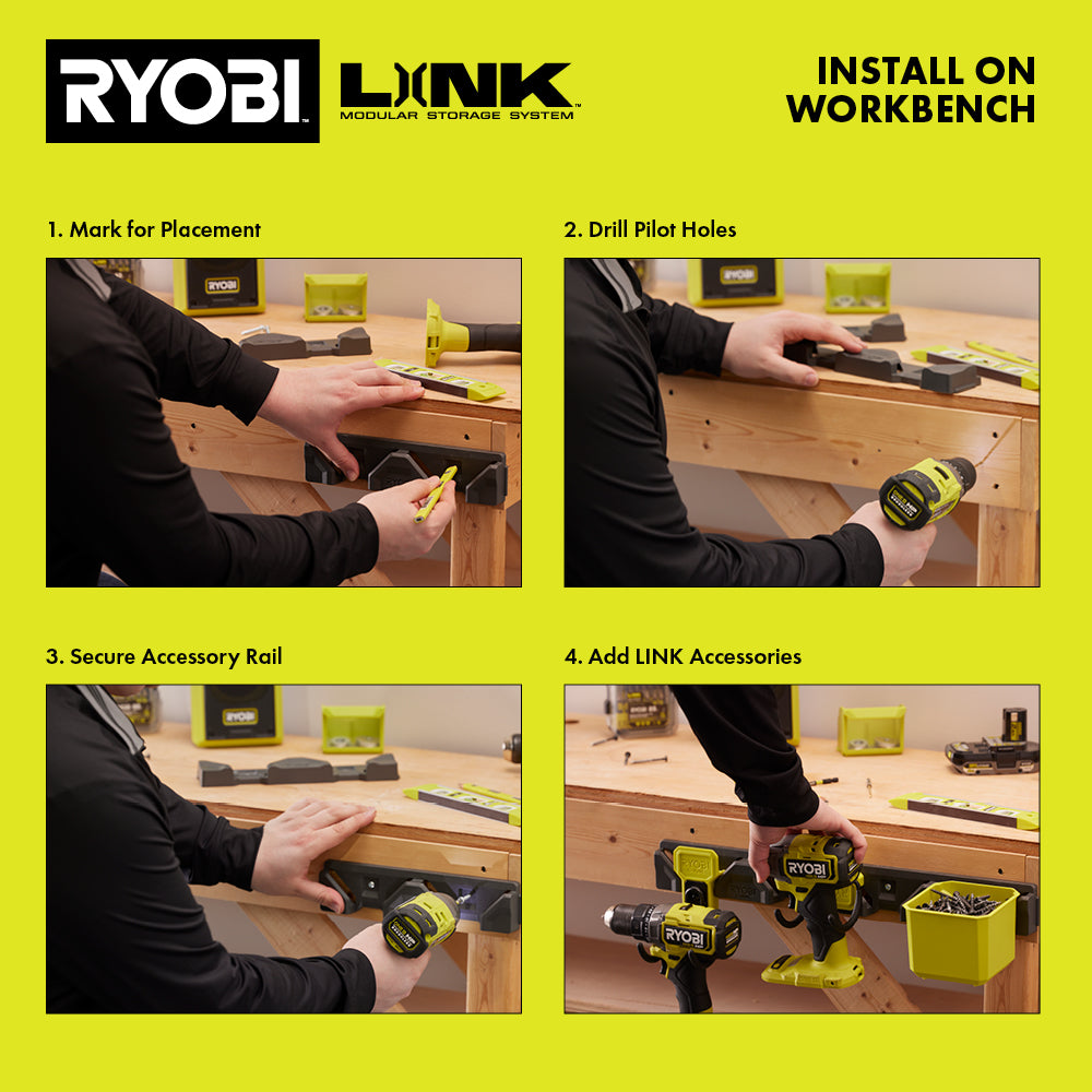 LINK ACCESSORY RAIL (2-PACK) | RYOBI