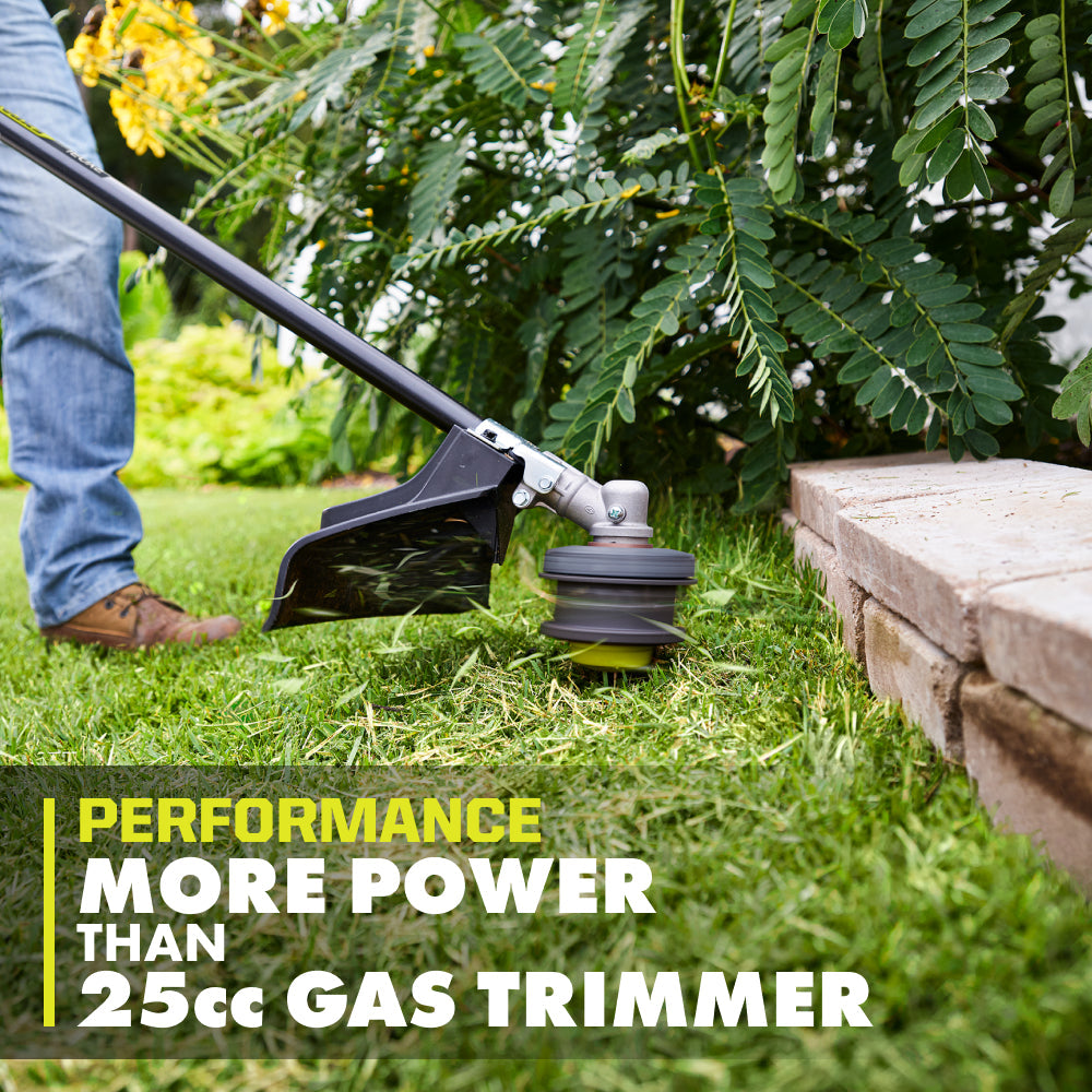 40V 15″ ATTACHMENT CAPABLE STRING TRIMMER KIT | RYOBI