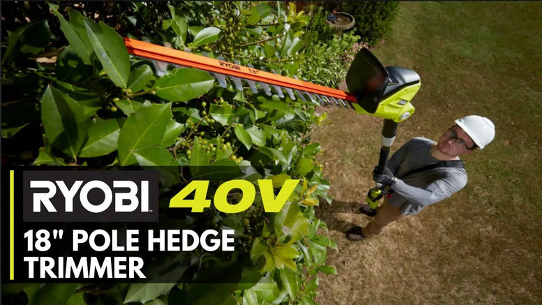 40V 18″ POLE HEDGE TRIMMER | RYOBI
