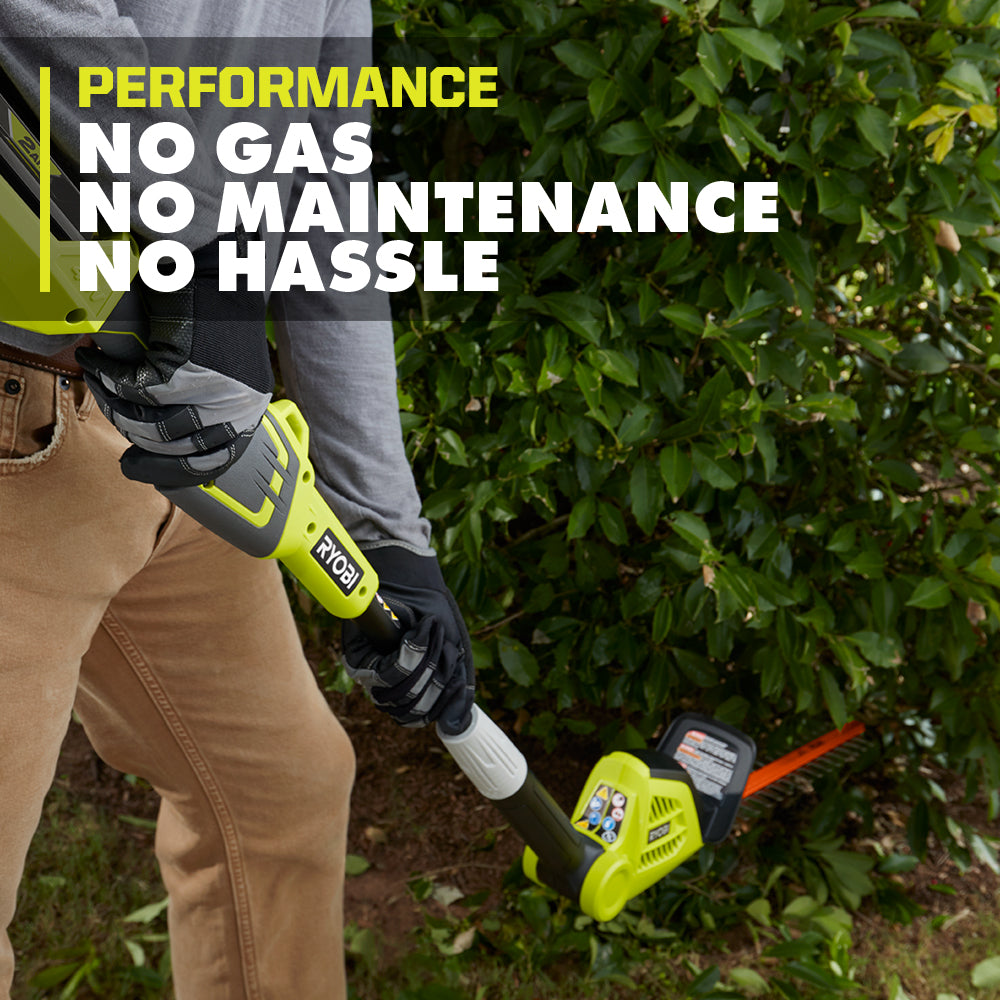 40V 18″ POLE HEDGE TRIMMER | RYOBI