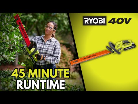 40V 24″ HEDGE TRIMMER | RYOBI