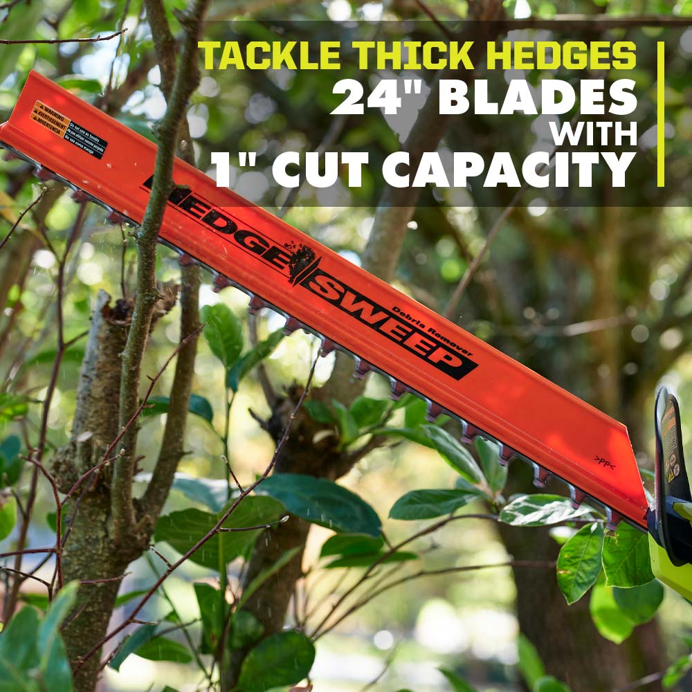 40V 24″ HEDGE TRIMMER KIT | RYOBI