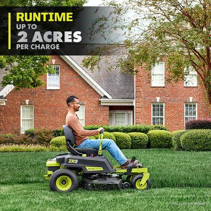 ZR3 80V HP BRUSHLESS 42?? ZERO TURN RIDING MOWER KIT | RYOBI