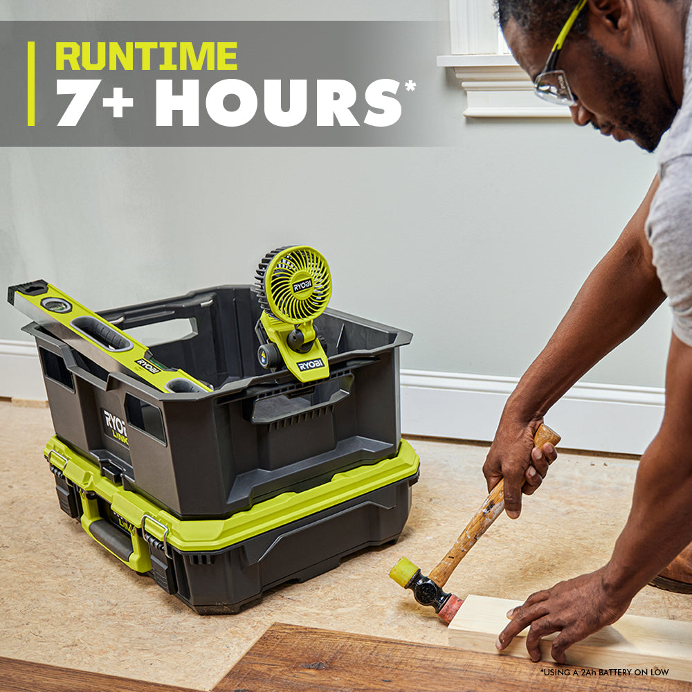 USB LITHIUM CLAMP FAN KIT | RYOBI