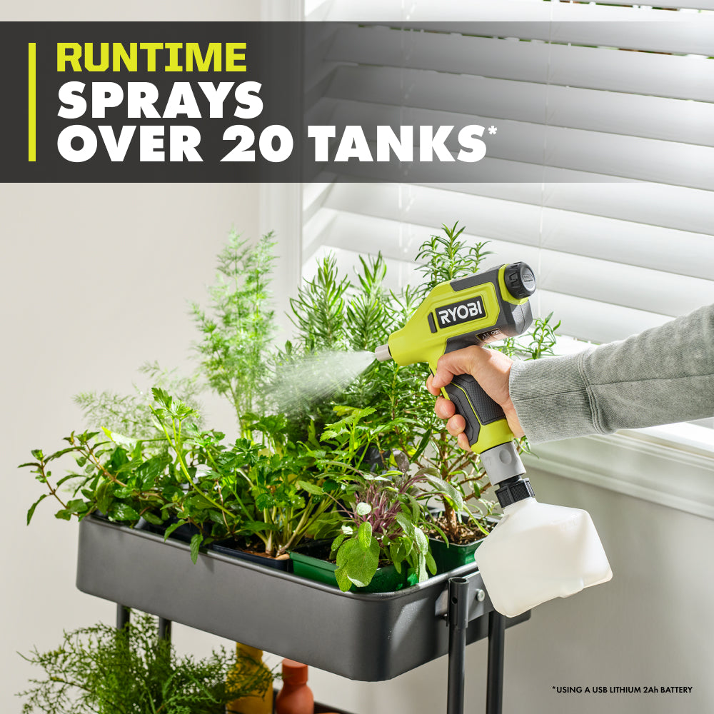 USB LITHIUM COMPACT CHEMICAL SPRAYER KIT | RYOBI