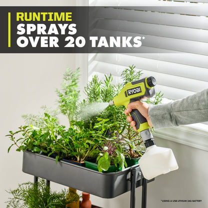 USB LITHIUM COMPACT CHEMICAL SPRAYER KIT | RYOBI