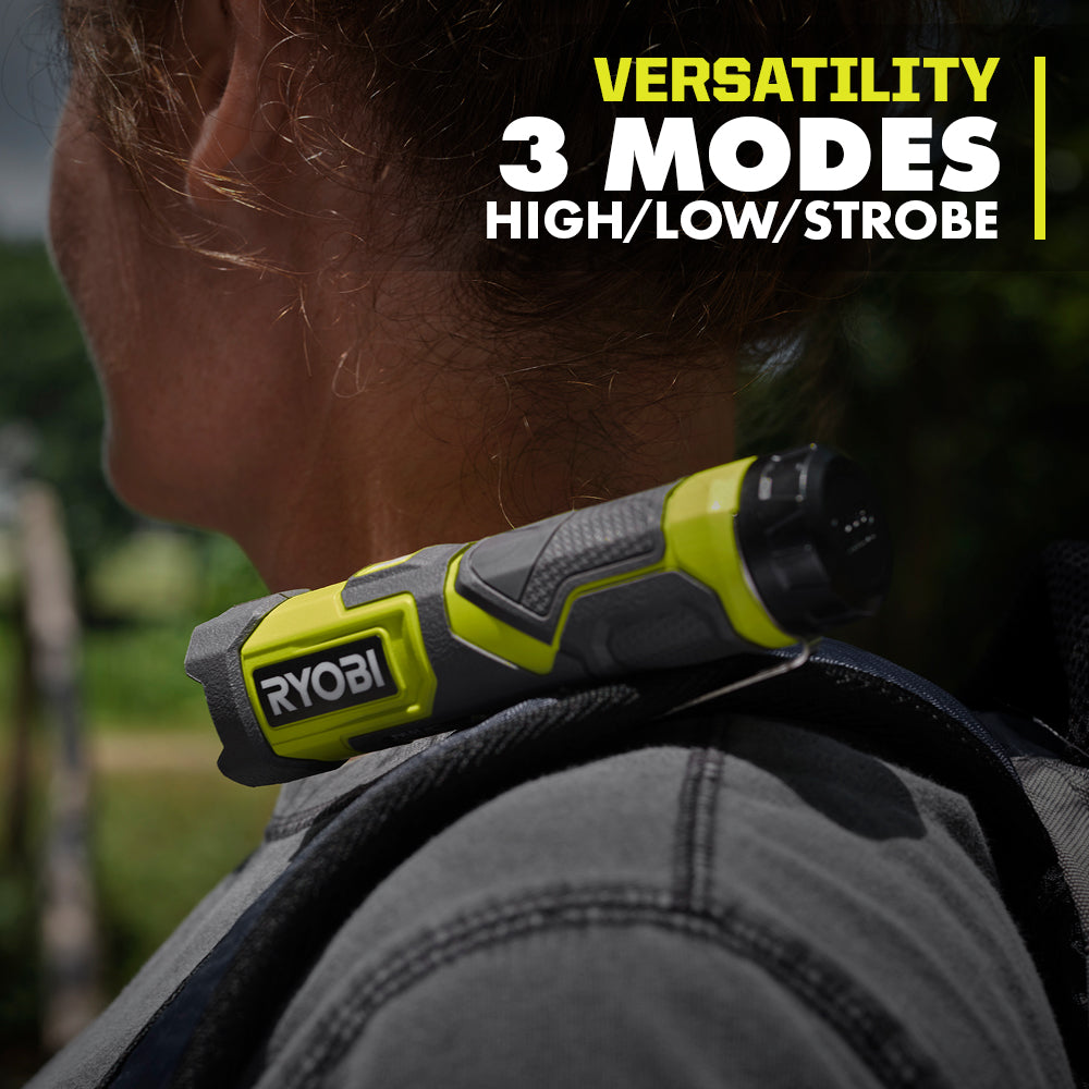USB LITHIUM COMPACT LED FLASHLIGHT KIT | RYOBI