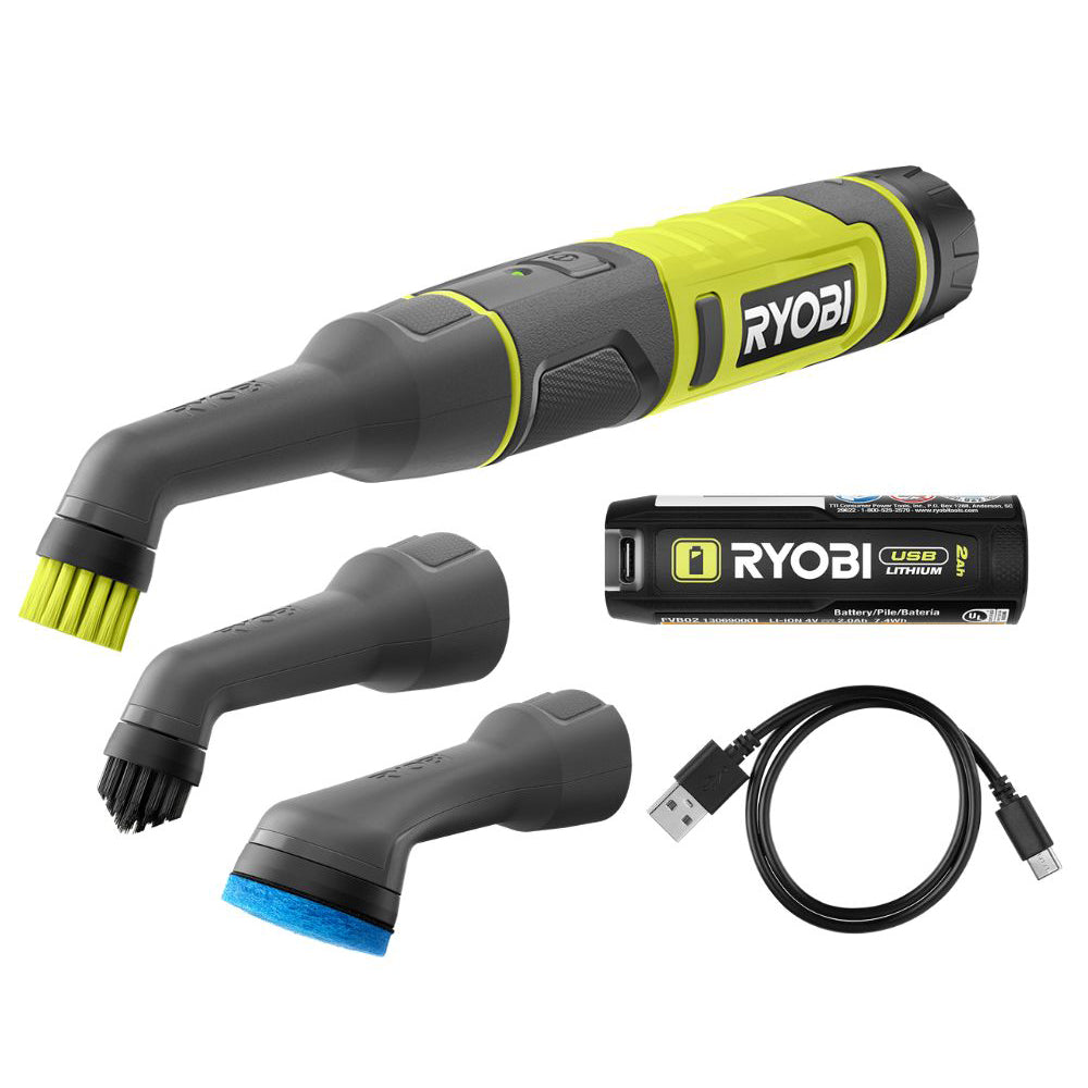 USB LITHIUM DETAIL SCRUBBER KIT | RYOBI
