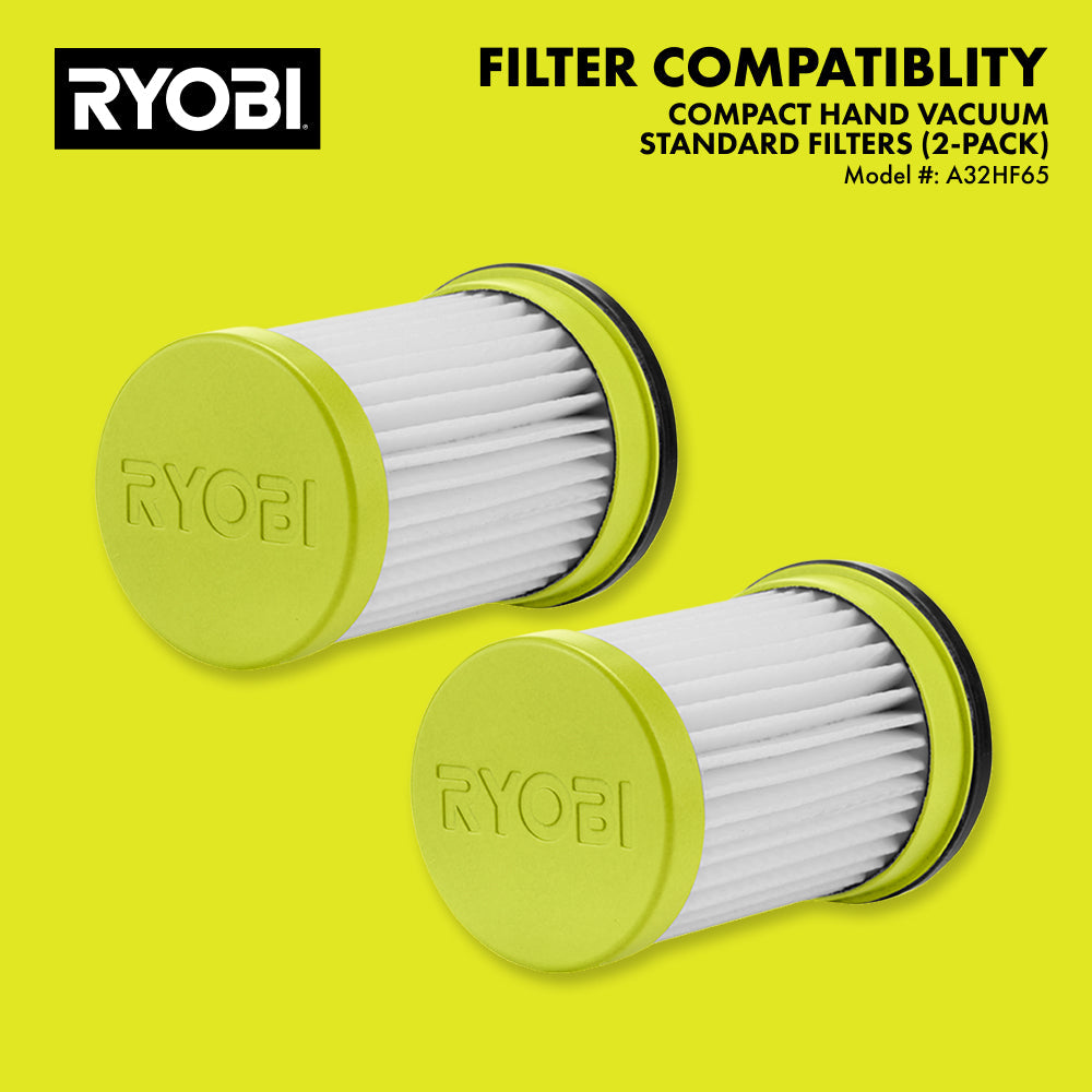 USB LITHIUM HP COMPACT HAND VACUUM CLEANER KIT WITH (2) USB LITHIUM 2.0 AH BATTERIES AND CHARGER | RYOBI