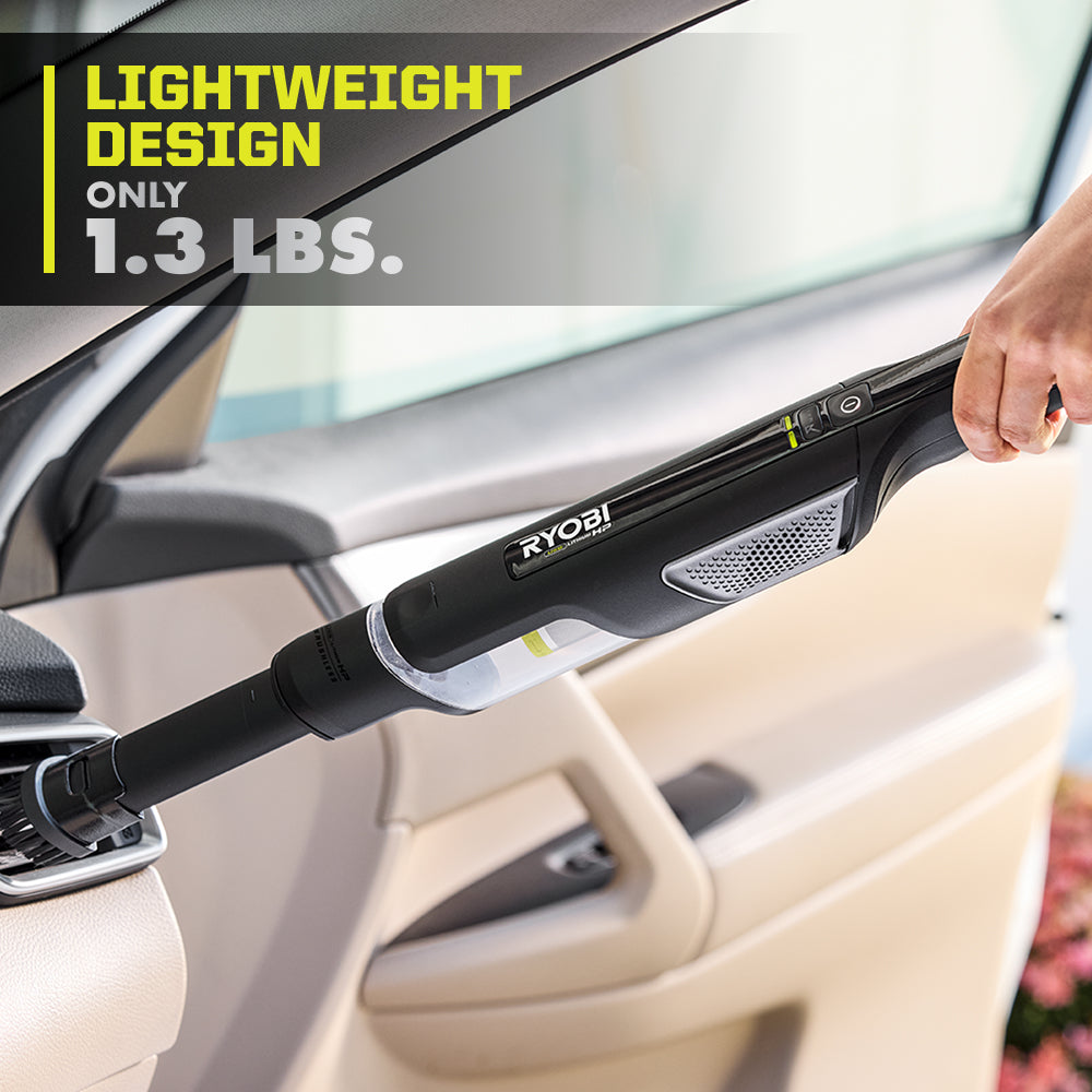 USB LITHIUM HP COMPACT HAND VACUUM CLEANER KIT WITH (2) USB LITHIUM 2.0 AH BATTERIES AND CHARGER | RYOBI