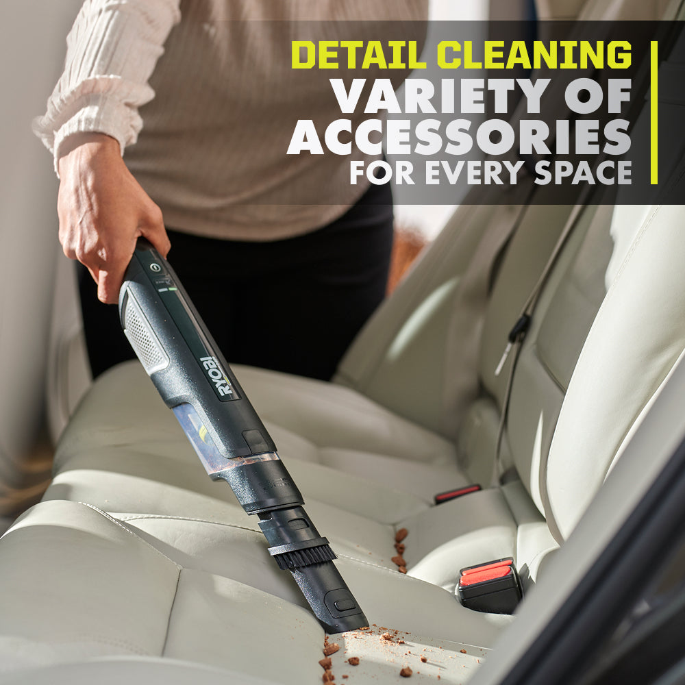 USB LITHIUM HP COMPACT HAND VACUUM CLEANER KIT WITH (2) USB LITHIUM 2.0 AH BATTERIES AND CHARGER | RYOBI