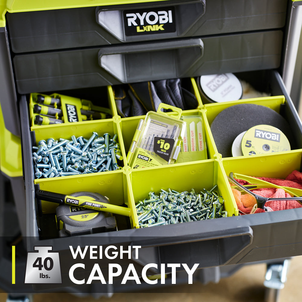 LINK 3-DRAWER TOOL BOX | RYOBI