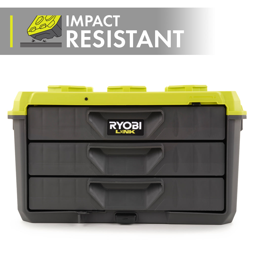 LINK 3-DRAWER TOOL BOX | RYOBI