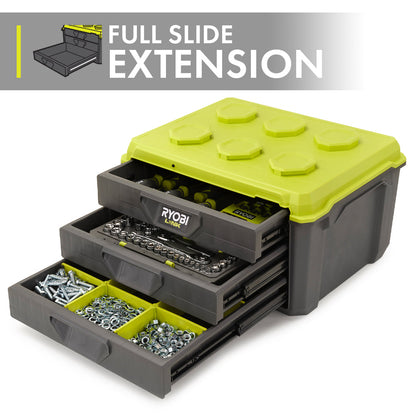 LINK 3-DRAWER TOOL BOX | RYOBI