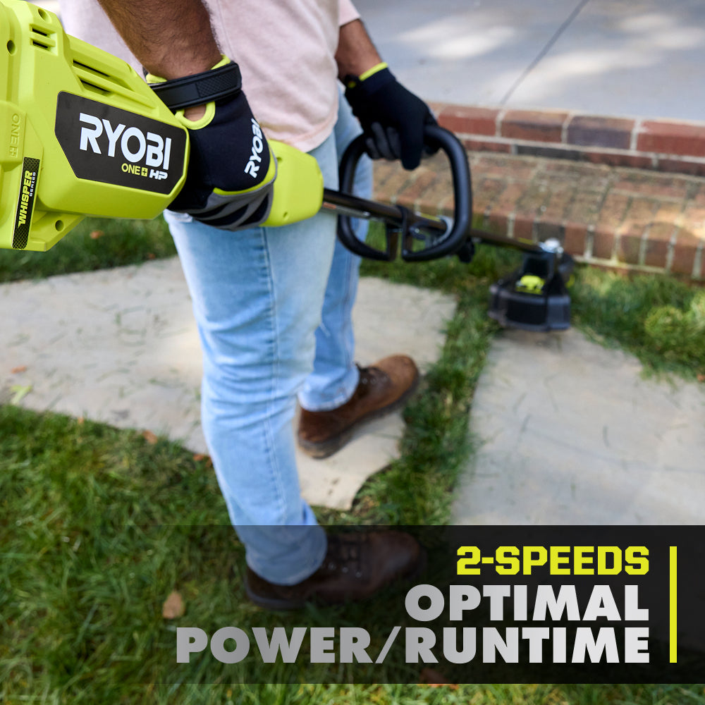 18V ONE+ HP BRUSHLESS 15″ ATTACHMENT CAPABLE STRING TRIMMER KIT | RYOBI