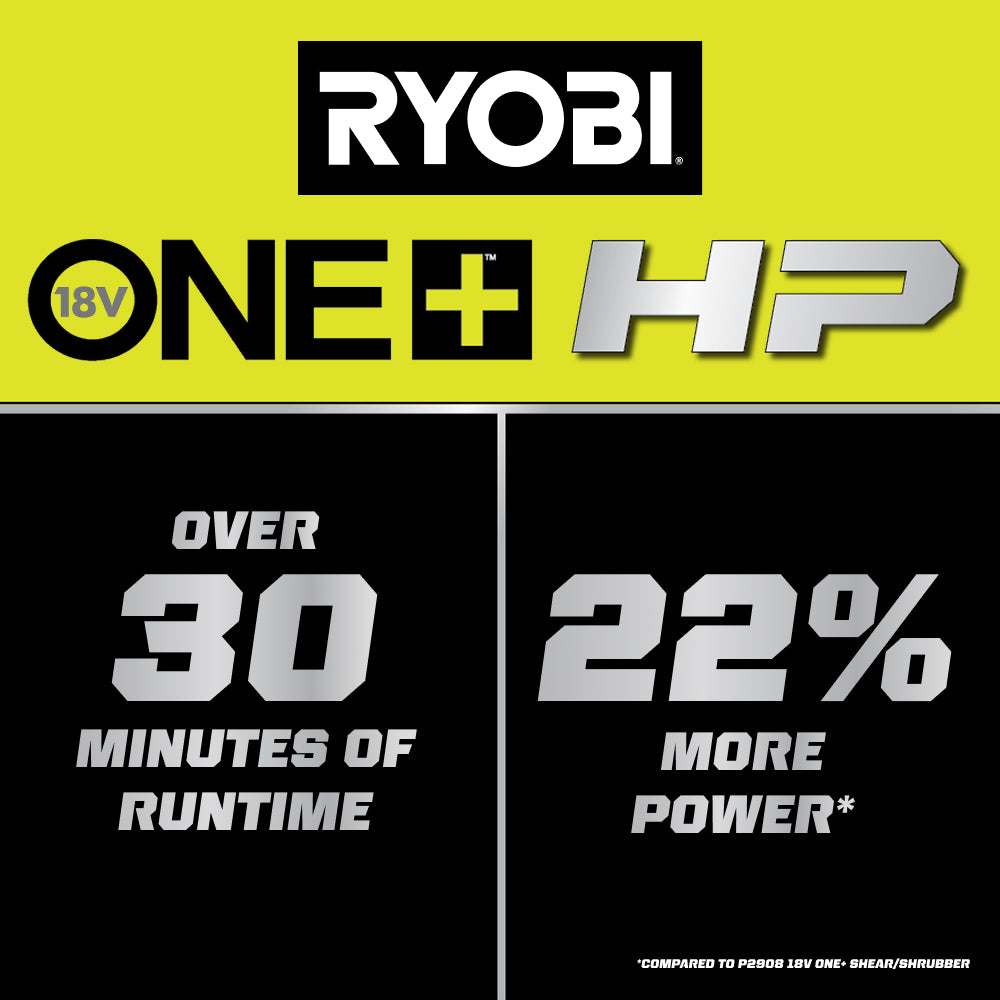 18V ONE+ HP COMPACT BRUSHLESS SHEAR/SHRUBBER KIT | RYOBI