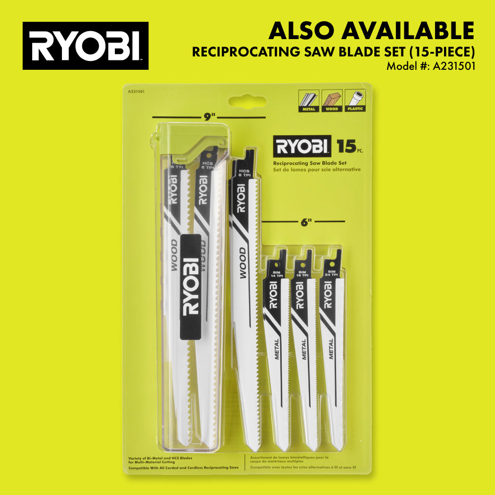 18V ONE+ ONE-HANDED RECIPROCATING SAW | RYOBI