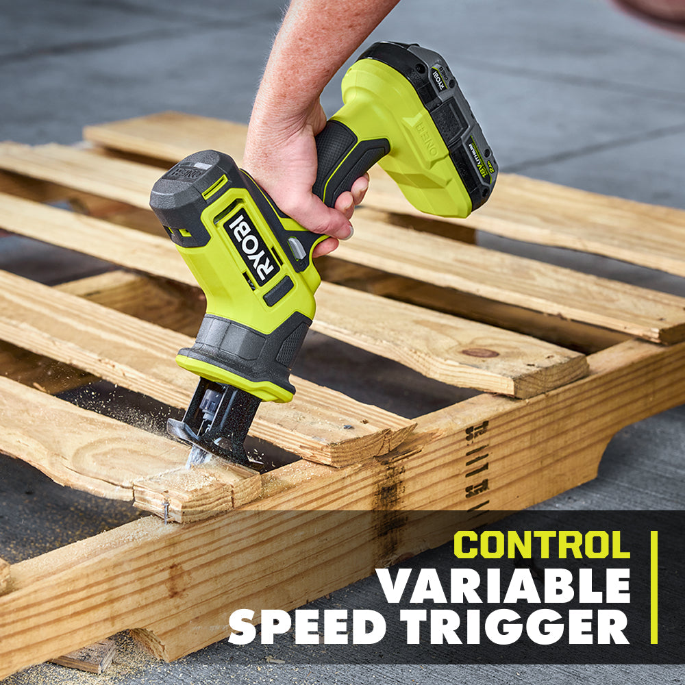 18V ONE+ ONE-HANDED RECIPROCATING SAW | RYOBI