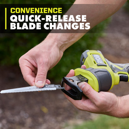 18V ONE+ ONE-HANDED RECIPROCATING SAW KIT | RYOBI