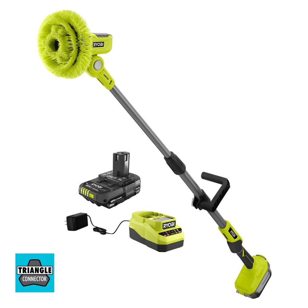 18V ONE+ VORTEX TELESCOPING POWER SCRUBBER KIT | RYOBI