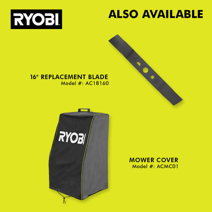 18V ONE+ HP BRUSHLESS 16″ PUSH MOWER KIT | RYOBI
