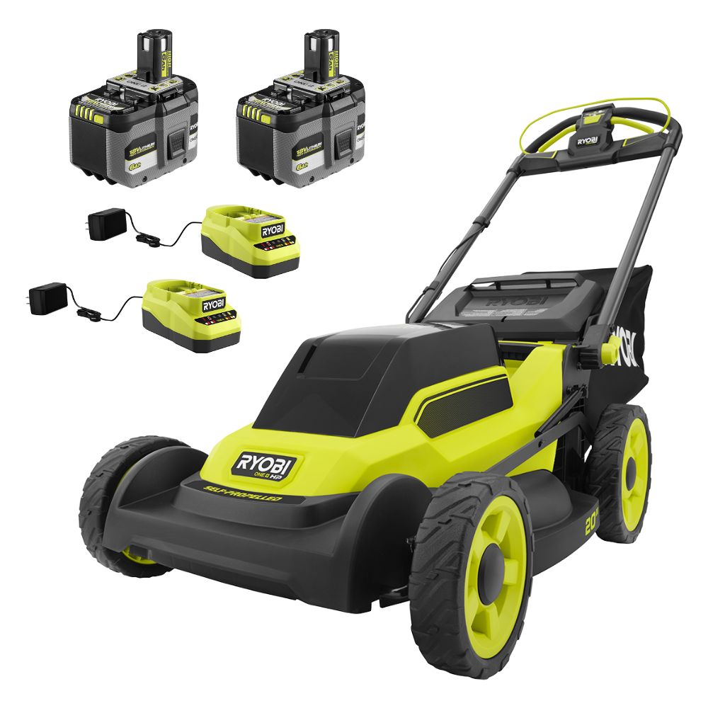 18V ONE+ HP BRUSHLESS 20″ SELF-PROPELLED MOWER KIT | RYOBI