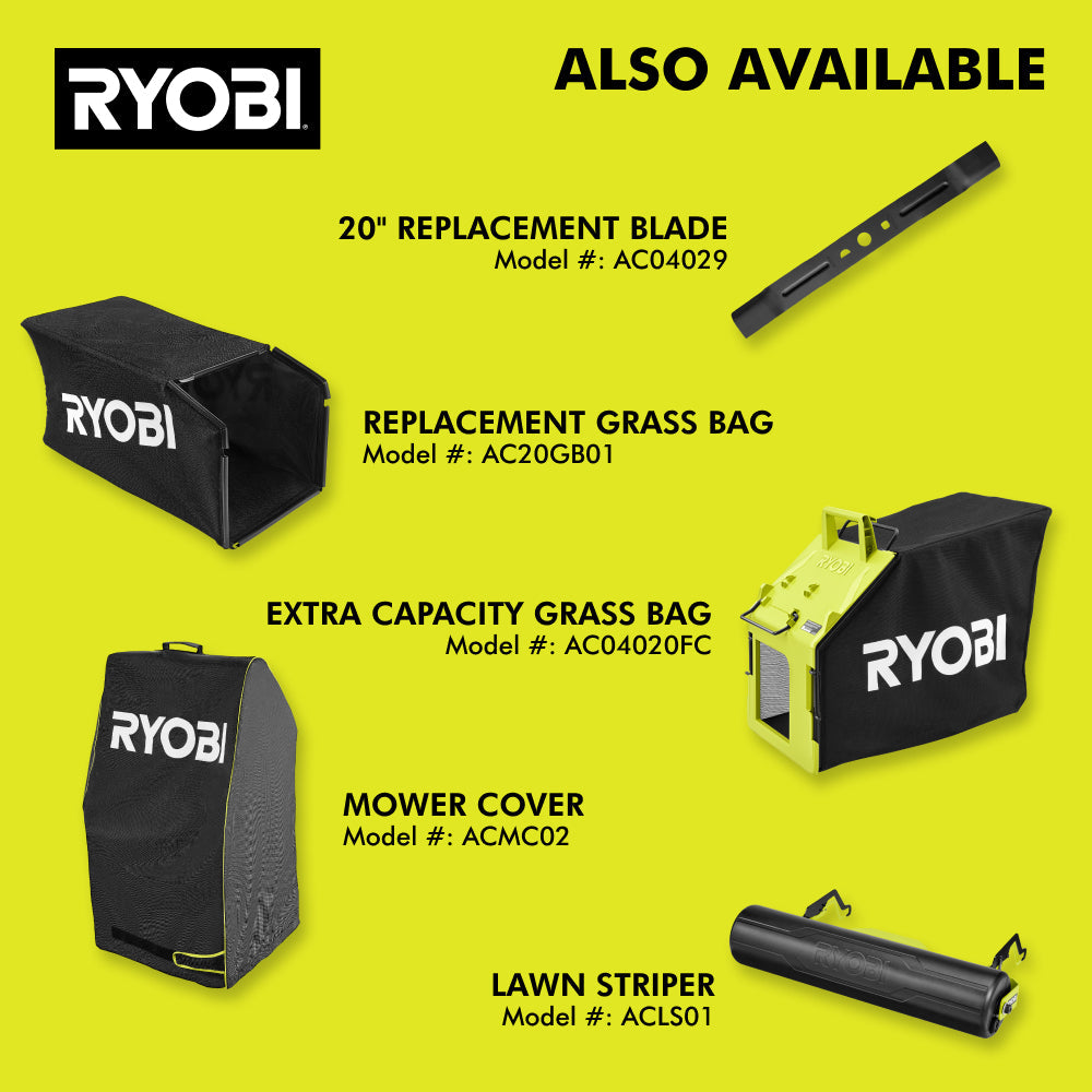 18V ONE+ HP BRUSHLESS 20″ SELF-PROPELLED MOWER KIT | RYOBI