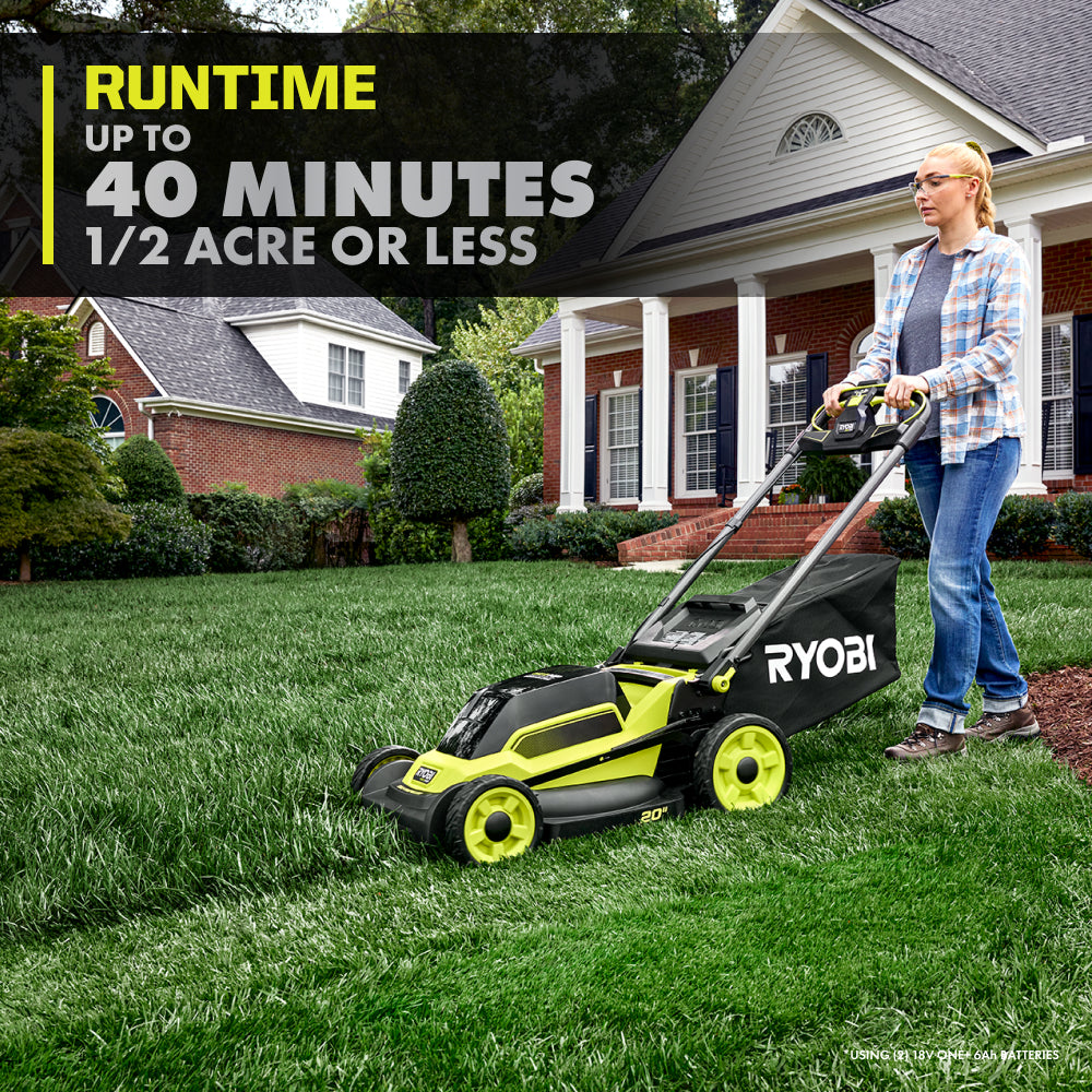 18V ONE+ HP BRUSHLESS 20″ SELF-PROPELLED MOWER KIT | RYOBI