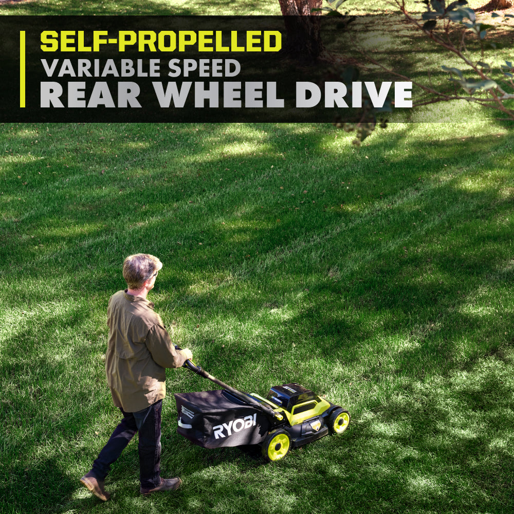 18V ONE+ HP BRUSHLESS 20″ SELF-PROPELLED MOWER KIT | RYOBI