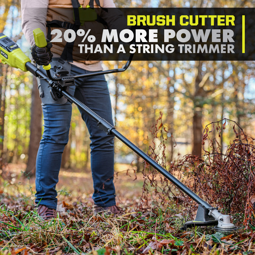 18V ONE+ HP BRUSHLESS BRUSH CUTTER/STRING TRIMMER | RYOBI