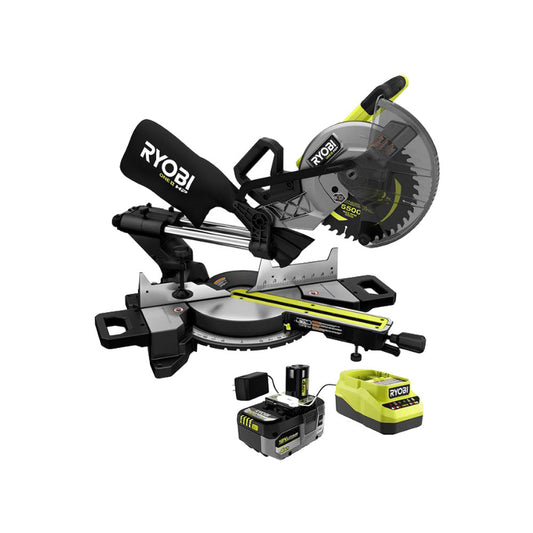 18V ONE+ HP BRUSHLESS 10″ SLIDING COMPOUND MITER SAW KIT | RYOBI