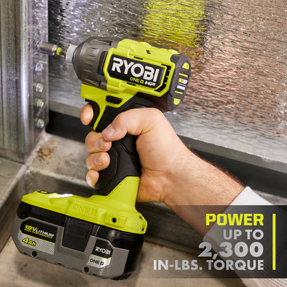 18V ONE+ HP BRUSHLESS 4-MODE 1/4″ HEX IMPACT DRIVER | RYOBI