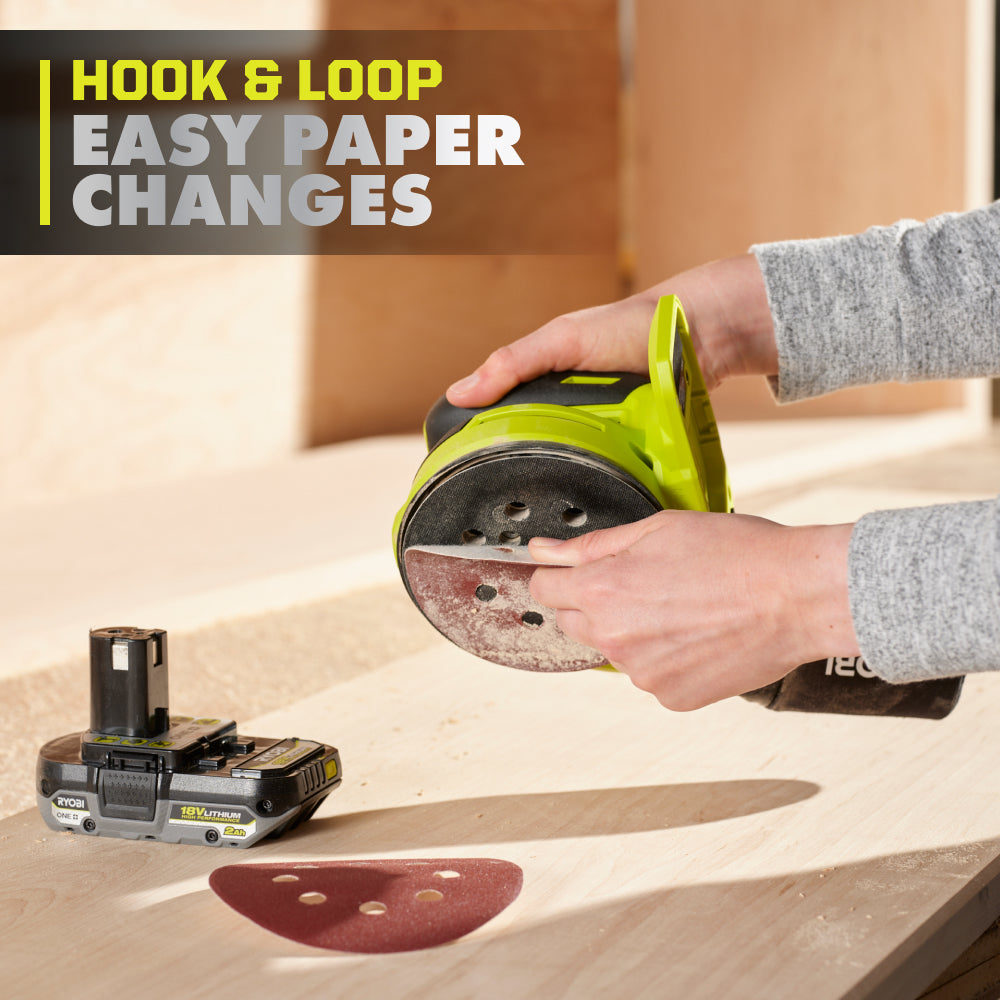 18V ONE+ HP BRUSHLESS 5″ RANDOM ORBIT SANDER | RYOBI