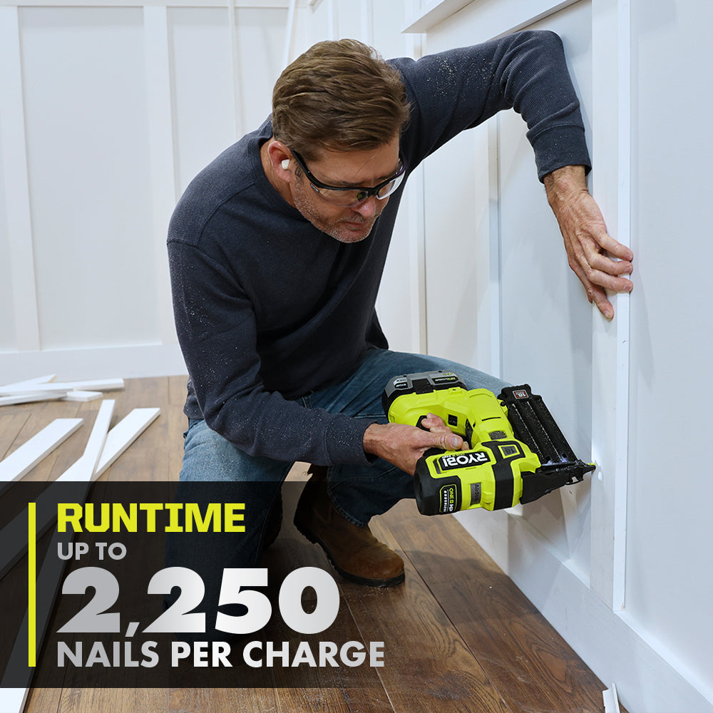 18V ONE+ HP BRUSHLESS AIRSTRIKE 18GA BRAD NAILER | RYOBI