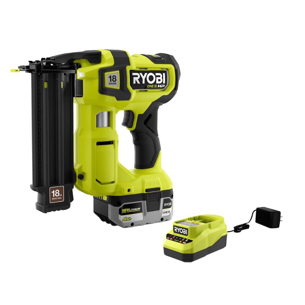 18V ONE+ HP BRUSHLESS AIRSTRIKE 18GA BRAD NAILER KIT | RYOBI