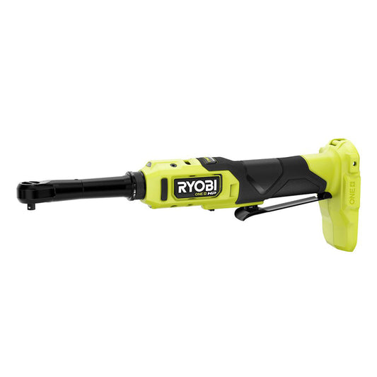 18V ONE+ HP BRUSHLESS 1/4″ EXTENDED REACH RATCHET | RYOBI