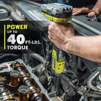 18V ONE+ HP BRUSHLESS 1/4″ EXTENDED REACH RATCHET | RYOBI