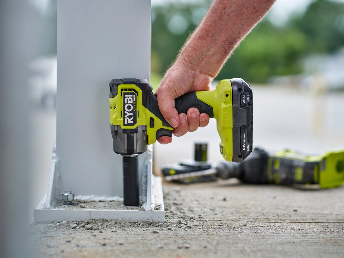 18V ONE+ HP COMPACT BRUSHLESS 4-MODE 1/2″ IMPACT WRENCH | RYOBI